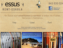 Tablet Screenshot of essussurf.com